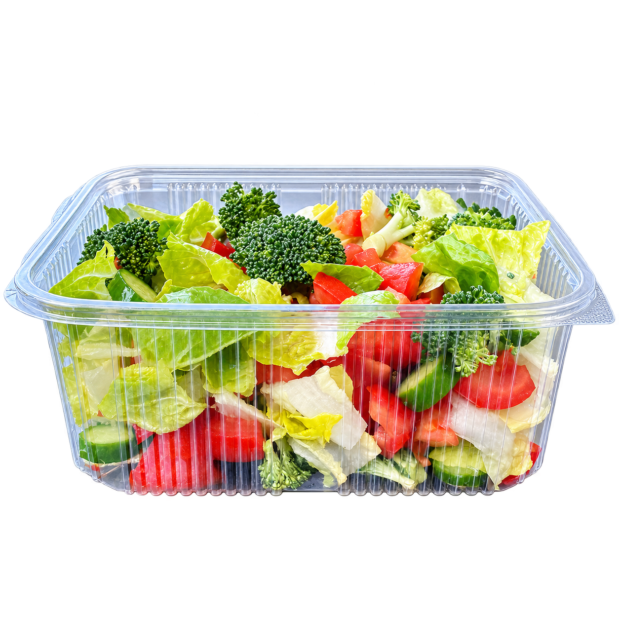 Rectangular Plastic Food Containers with Hinged Lids – 750ml to 2000ml FreshPack Solutions Ltd