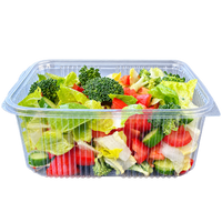 Rectangular Plastic Food Containers with Hinged Lids – 750ml to 2000ml FreshPack Solutions Ltd