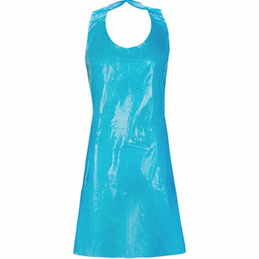 Disposable Blue Plastic Apron FreshPack Solutions Ltd