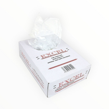 Excel/Crystal Clear Polythene Bag 120G ( 10 Sizes) FreshPack Solutions Ltd