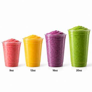 rPET Clear Smoothie Cup (4 Sizes) FreshPack Solutions Ltd