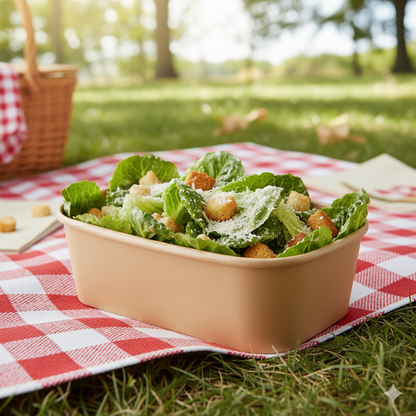 750ml Rectangular Kraft Bowl Base