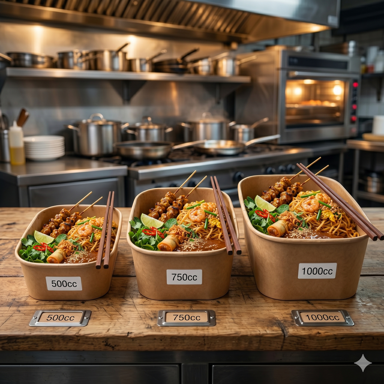 Rectangular Kraft Bowl Base (3 Sizes) FreshPack Solutions Ltd