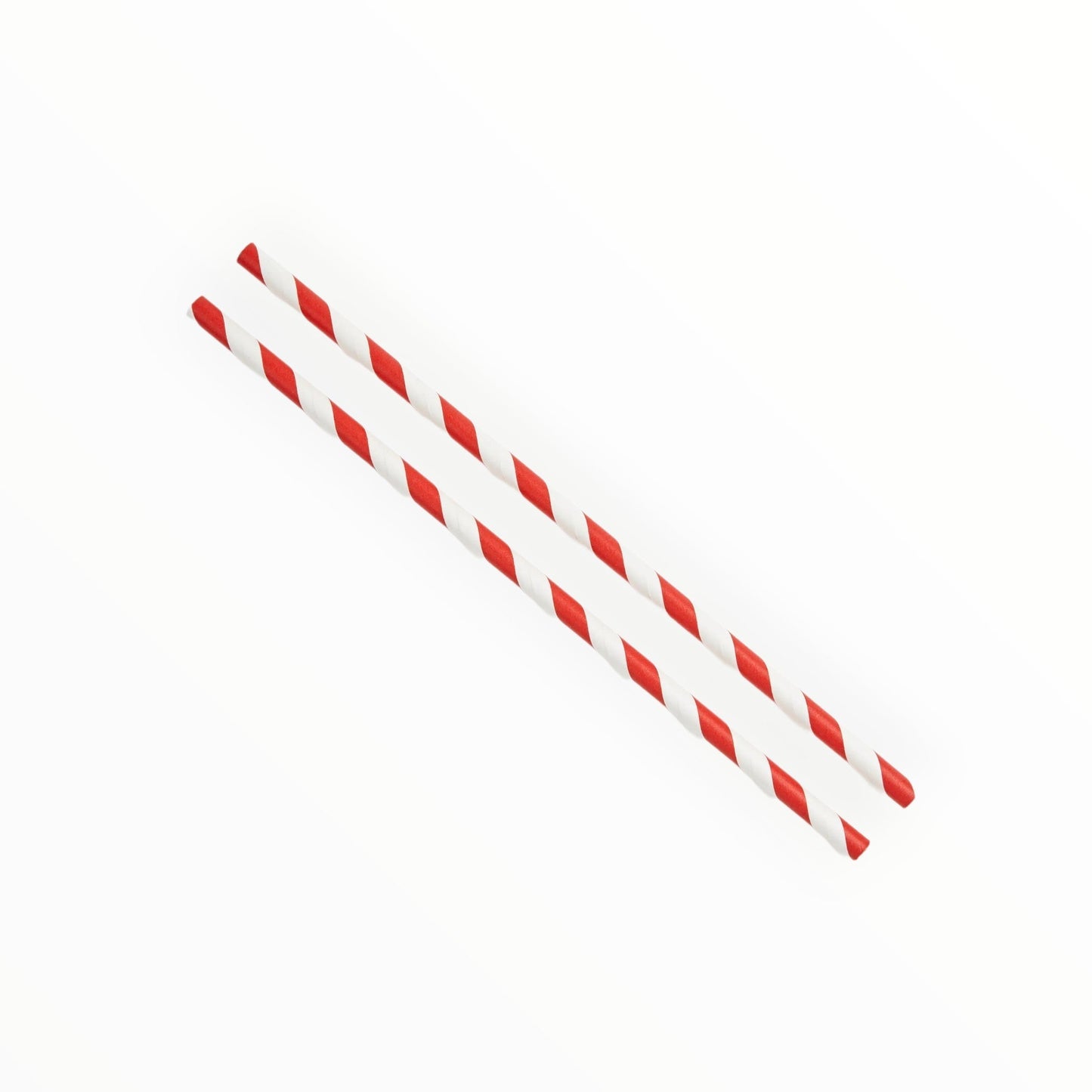 Red Stripe Paper Straws FreshPack Solutions Ltd