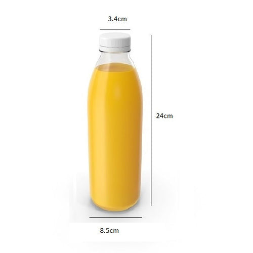 1000ml Clear Plastic Bottles with Caps