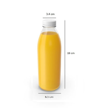 500ml Clear Plastic Bottles & Caps