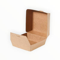Kraft Clamshell Burger Box FreshPack Solutions Ltd