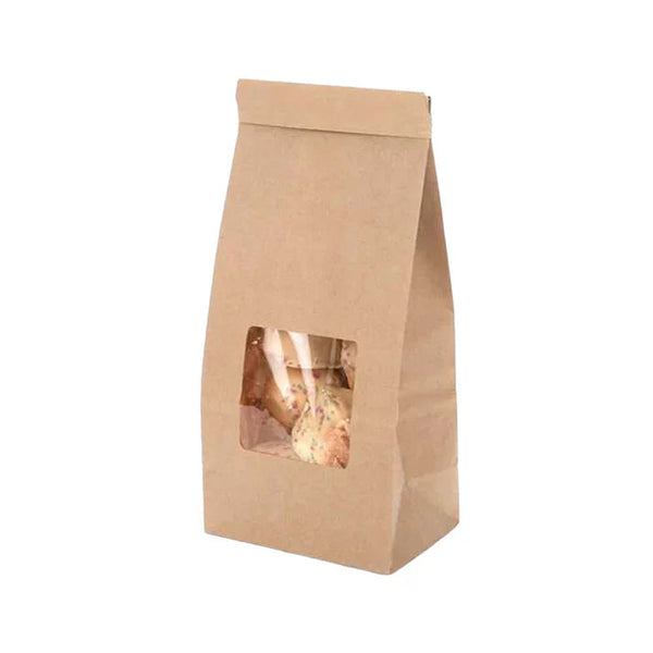 Kraft Window Paper Bag FreshPack Solutions Ltd