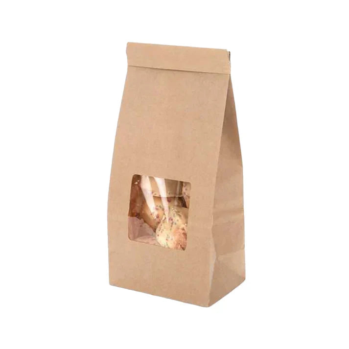 Kraft Window Paper Bag FreshPack Solutions Ltd