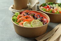 Round Kraft Bowl Base(4 sizes) FreshPack Solutions Ltd