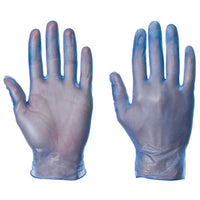 Medium Blue Vinyl P/F Gloves FreshPack Solutions Ltd
