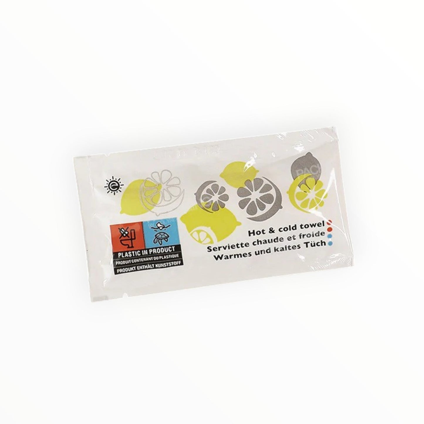 Lemon Scent Microwaveable Wipe FreshPack Solutions Ltd