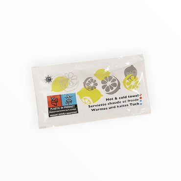 Lemon Scent Microwaveable Wipe FreshPack Solutions Ltd