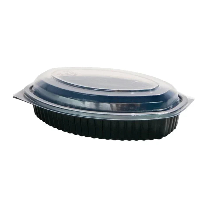 Mani 12/16oz Clear Oval Domed Lids FreshPack Solutions Ltd