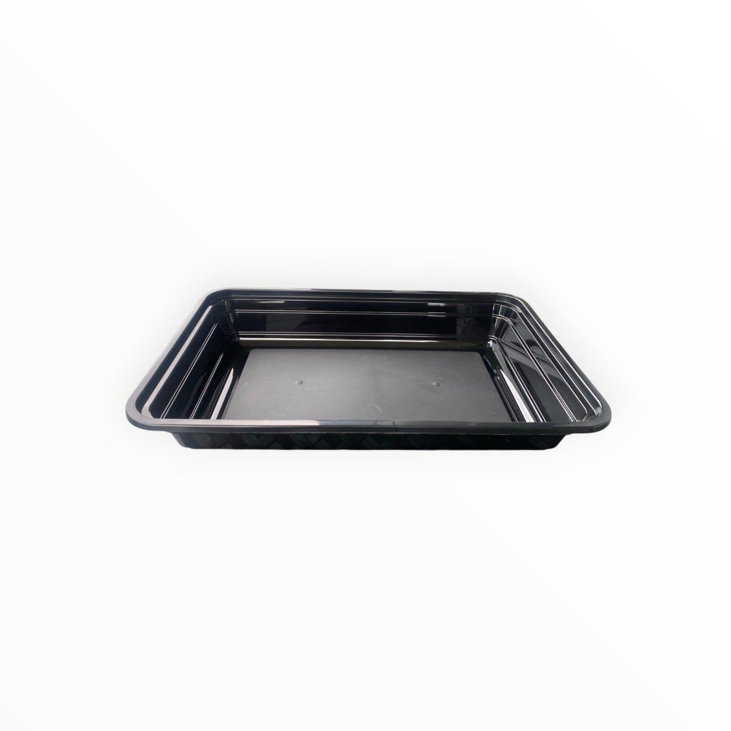 Rectangle Black Microwave Container with Clear Lid (8 Sizes) FreshPack Solutions Ltd