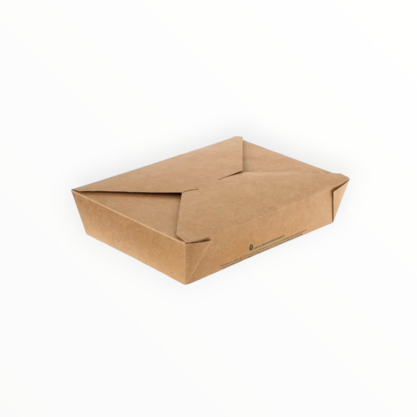 No2 Kraft Compostable Leakproof Container