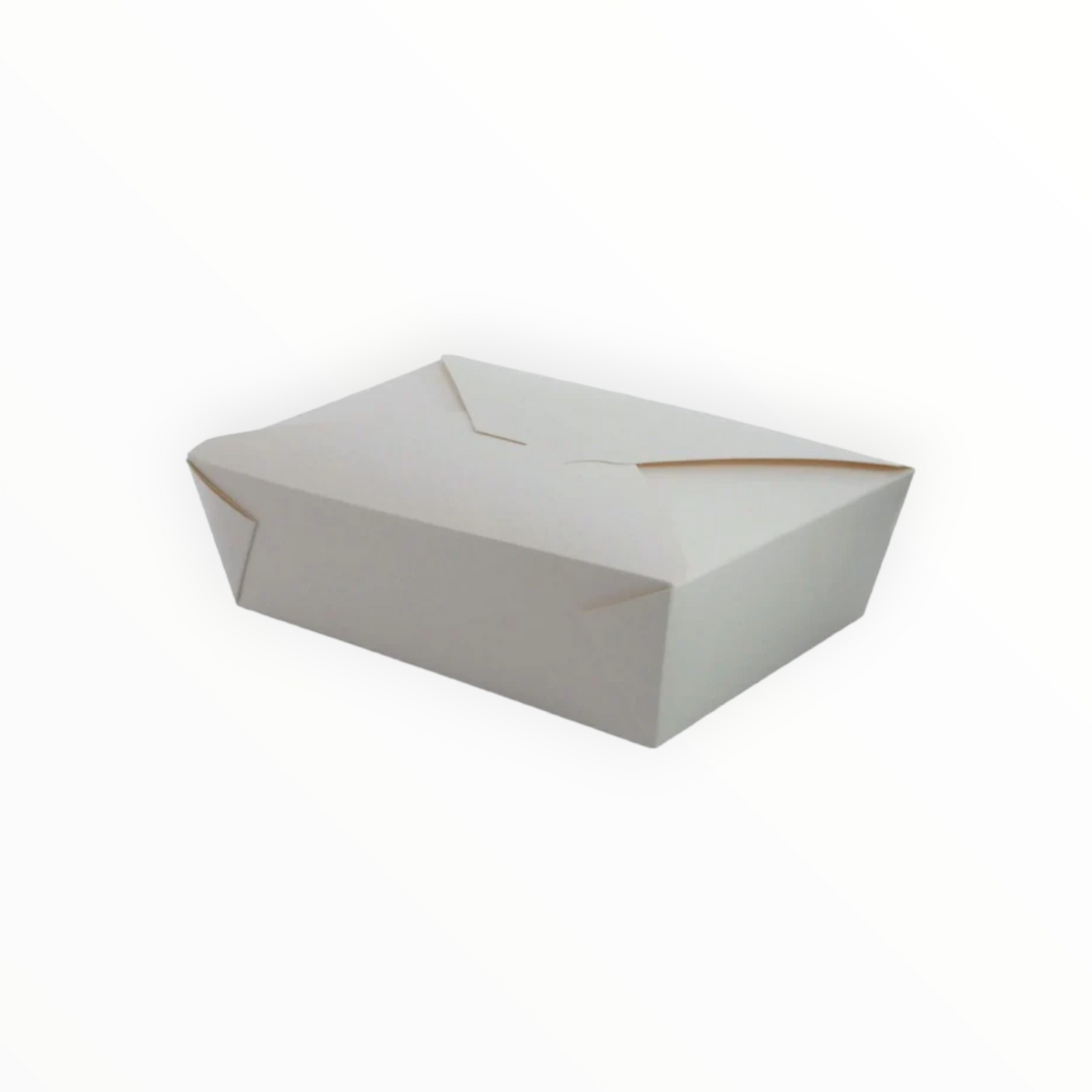 White Biodegradable Leakproof Container (6 Sizes) FreshPack Solutions Ltd