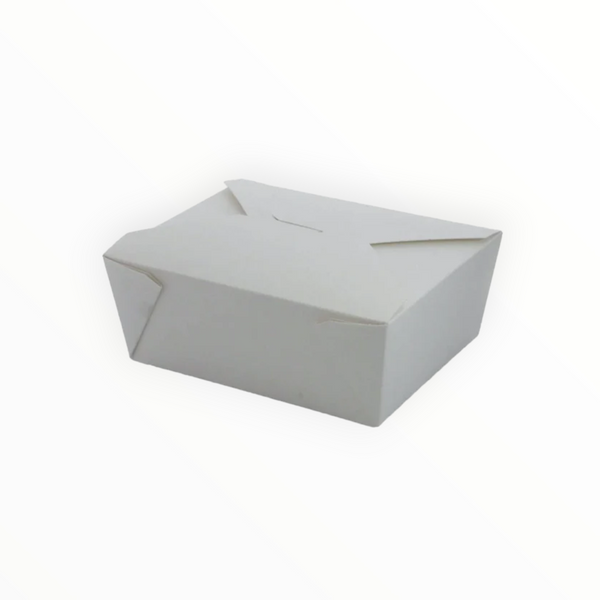 White Biodegradable Leakproof Container (6 Sizes) FreshPack Solutions Ltd