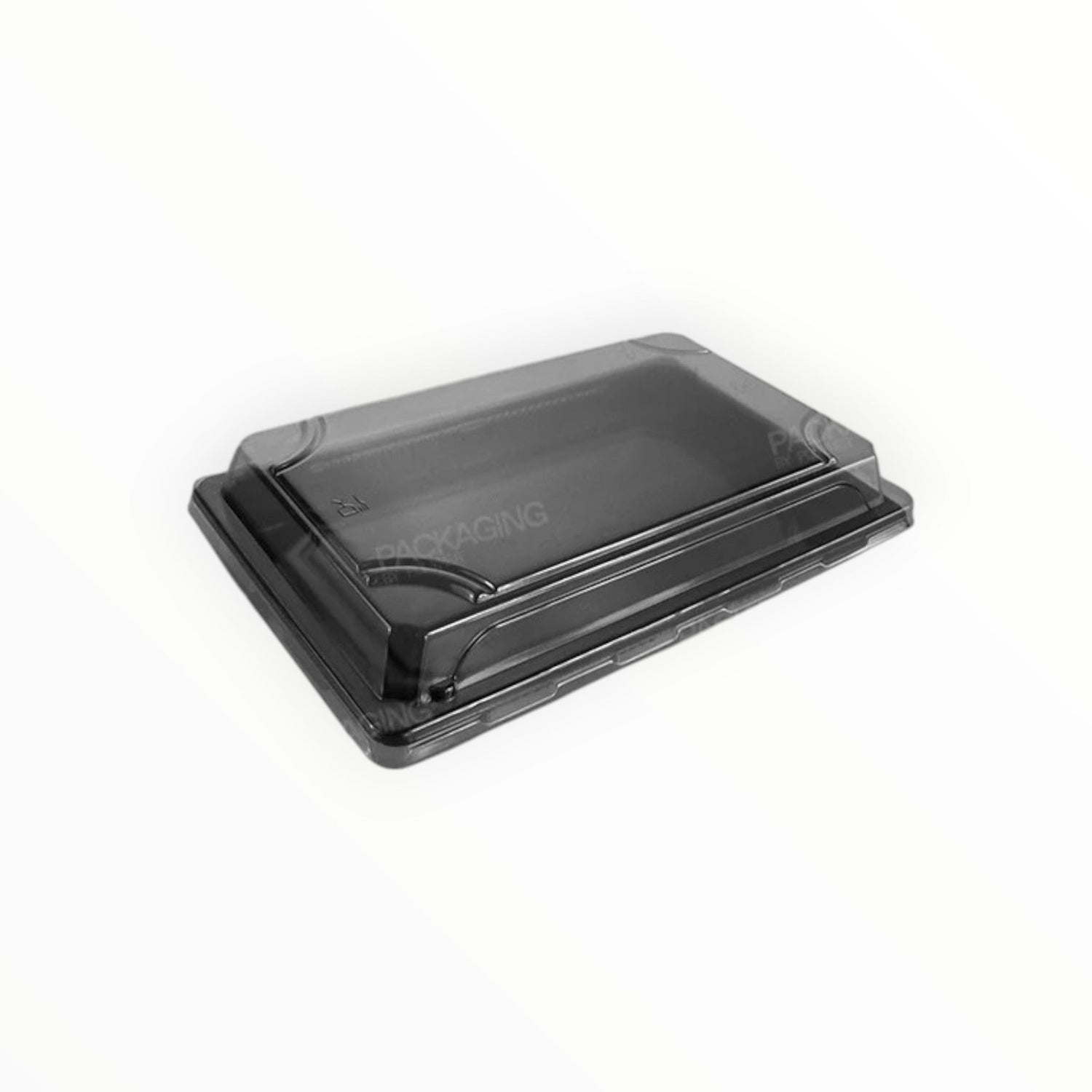 Black Sushi Container Base & Lid (Large) FreshPack Solutions Ltd