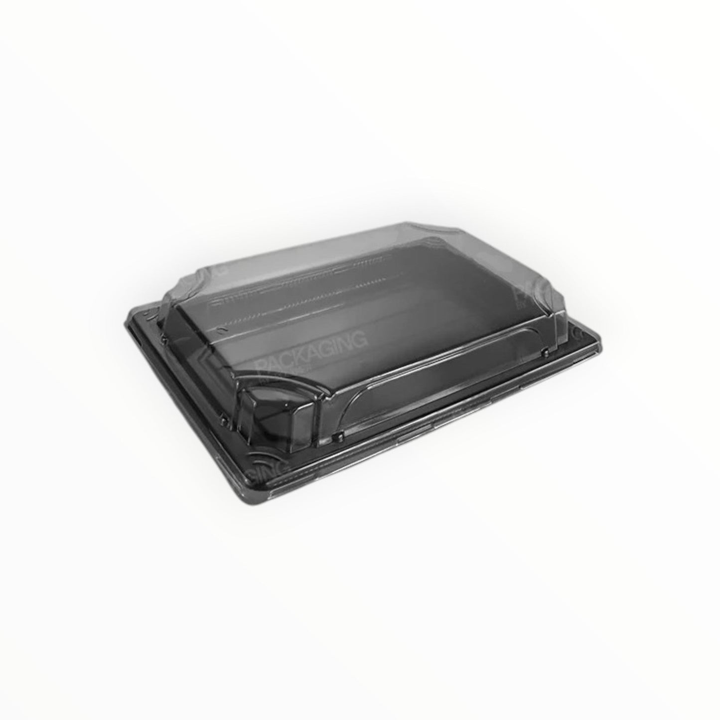 Black Sushi Container Base & Lid (Medium) FreshPack Solutions Ltd