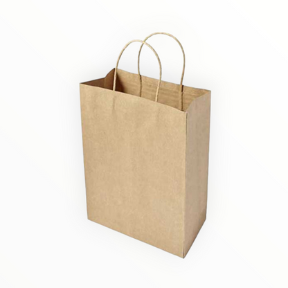 Premium Kraft Twisted Handle Paper Carrier Bag ( 4 Sizes)