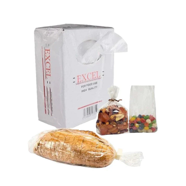 Excel/Crystal Clear Polythene Bag 100G ( 8 Sizes) FreshPack Solutions Ltd