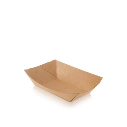 Kraft Greaseproof Food Trays(3 Sizes)
