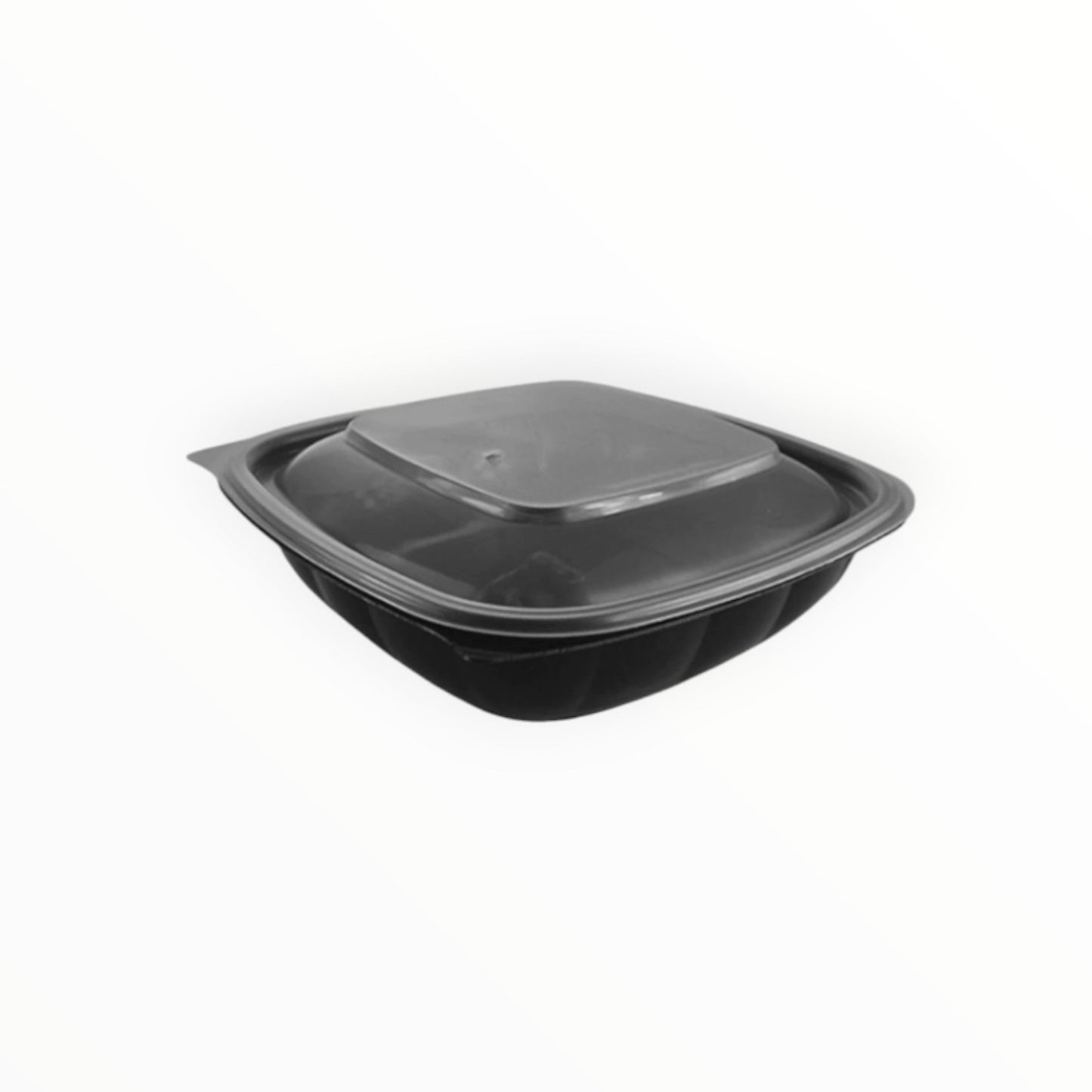 Somoplast [780] 500cc Square Black Microwavable Container Base