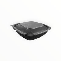 Somoplast [780] 500cc Square Black Microwavable Container Base