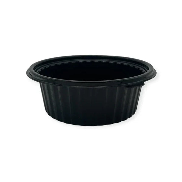 Somoplast [840] 500cc Round Black Container (Base only) FreshPack Solutions Ltd