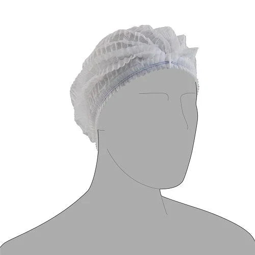White Disposable Mob Cap FreshPack Solutions Ltd