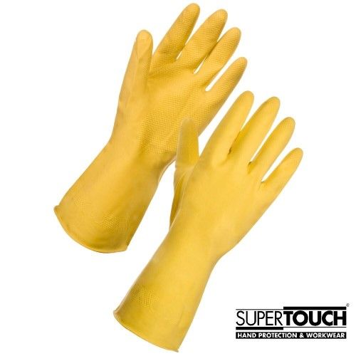 Medium Yellow Cleaning Gloves FreshPack Solutions Ltd