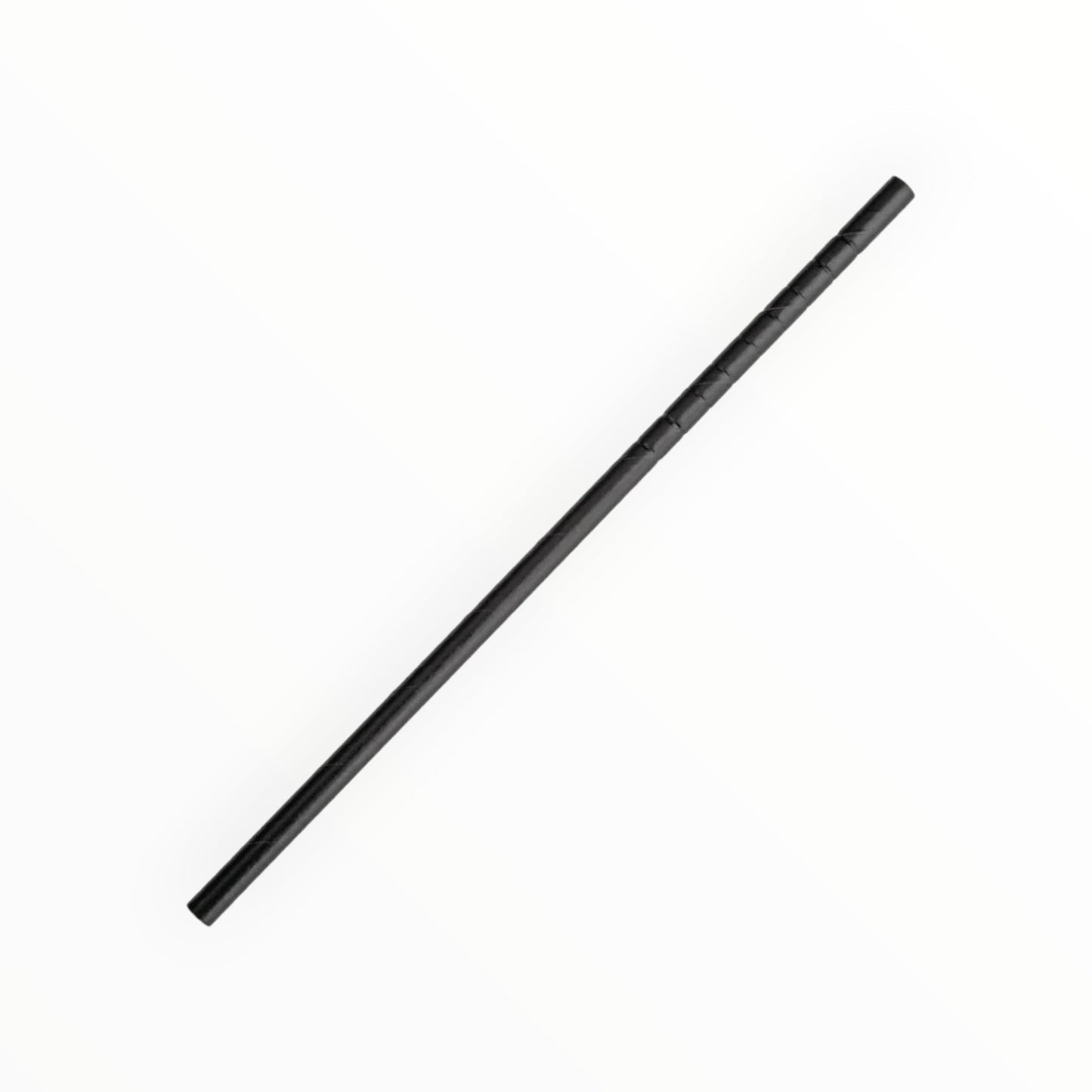 Solid Black Paper Straws