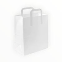 White SOS Paper Carrier Bag( 3 Sizes)