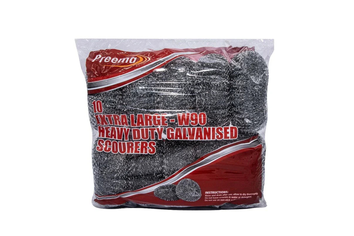 W90 Extra Large Galvanised Steel Scourers FreshPack Solutions Ltd