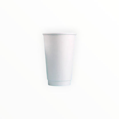White Double Wall Coffee Cup (12oz-340ml)