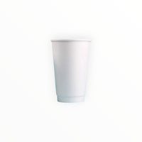 White Double Wall Coffee Cup (2 Sizes)