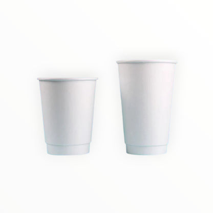 White Double Wall Coffee Cup (8oz-227ml)